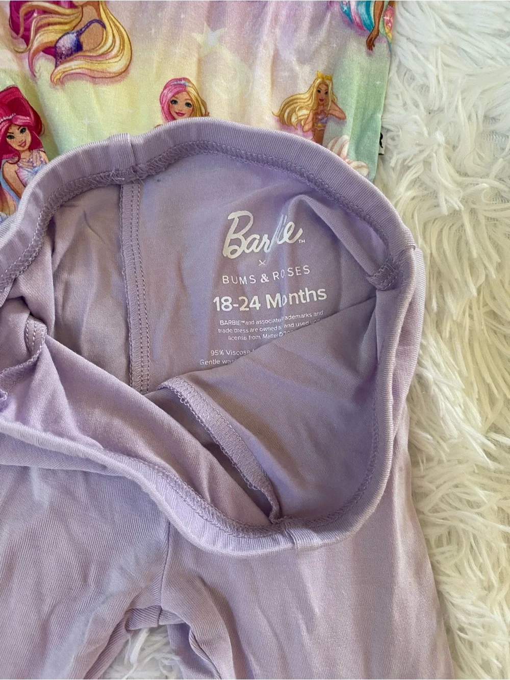 Barbie X Bums and Roses Fantasy Top and Bell Bottoms